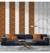 Orange Shell Peel And Stick Wall Tile | Kitchen Backsplash Tiles